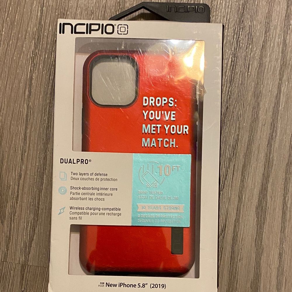 Incipio DualPro Red Case for iPhone 5.8"